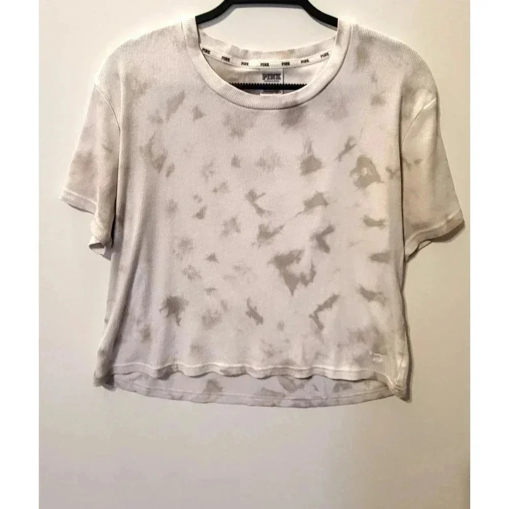VS Pink Tan‎ Tie Dye Shirt Medium 1B
